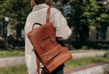 womens leather backpack