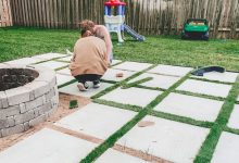 Pavers and turf