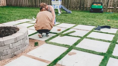 Pavers and turf