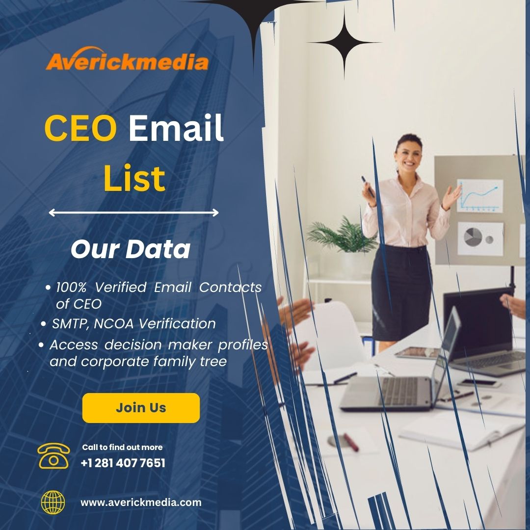Harnessing the C-Suite: CEO Email List Strategies to Elevate Your Brand
