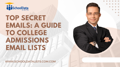 Top Secret Emails: A Guide to College Admissions Email Lists