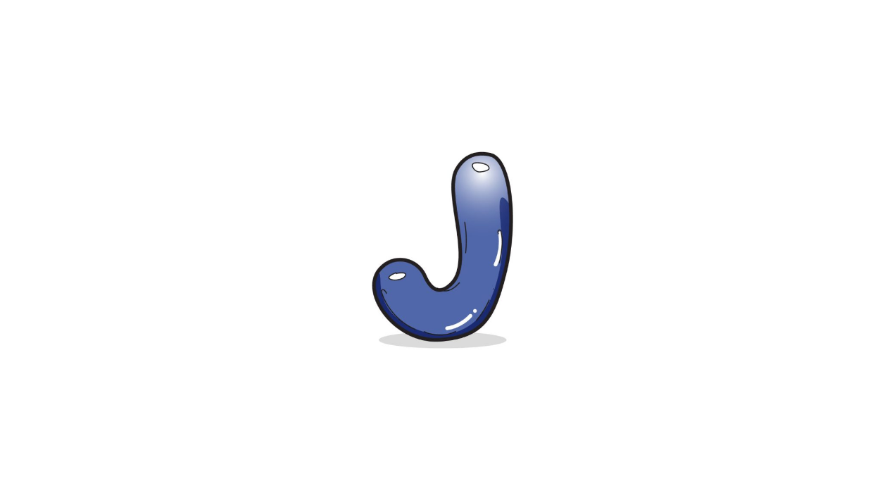 How to Draw A Bubble Letter J Easily