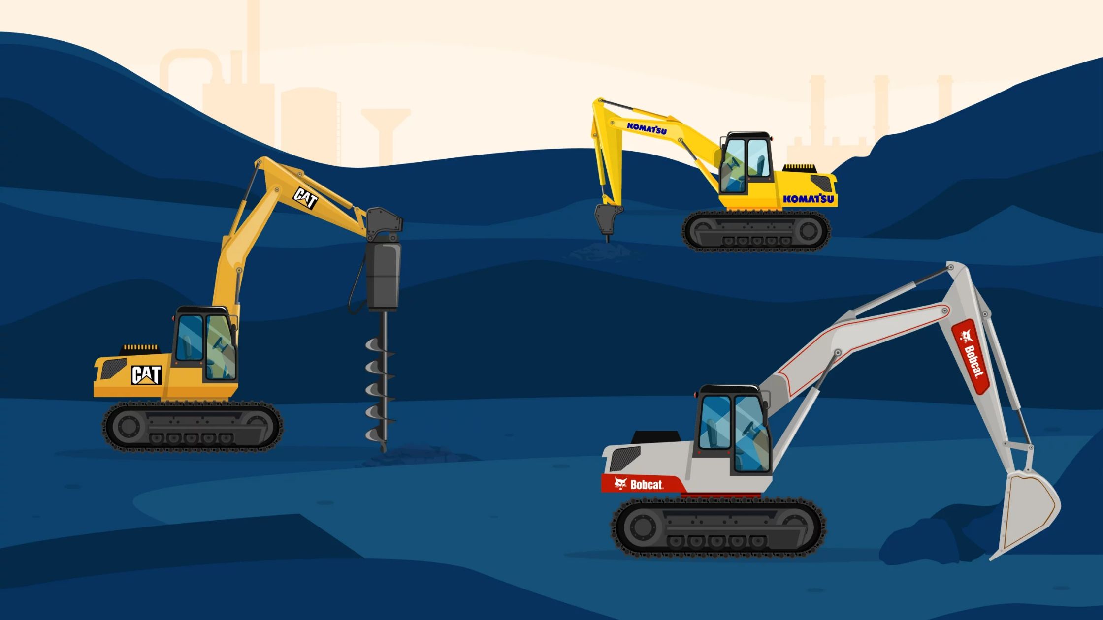 Unveiling Excavator Excellence: CASE vs. Bobcat